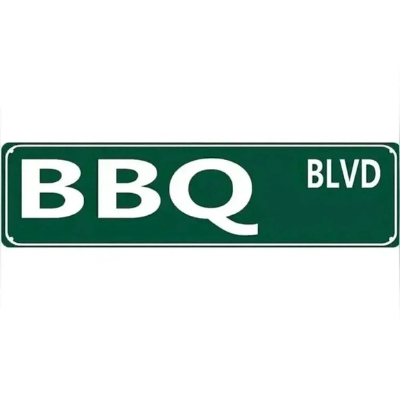 BBQ Vibes Tin Sign - Picture 1 of 2